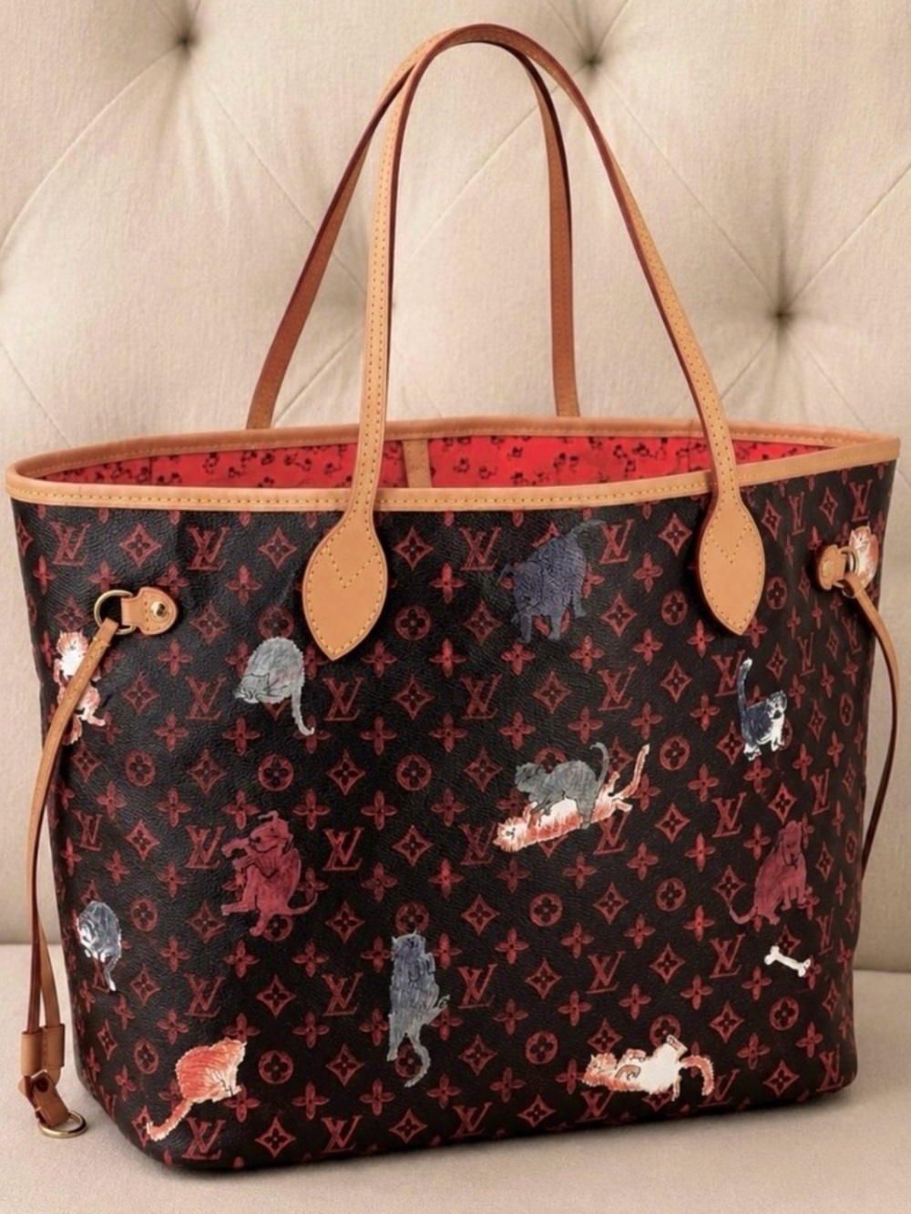 Louis Vuitton Limited Edition Catogram Nevefull mm